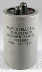 56000UF 7.5V Electrolytic Capacitor Mepco/electra 3120JB563U7P5. Fixed Price $49.99.