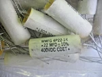 6 Pieces Cornell Dubilier Cde Axial Polyester Film Capacitors .22 Uf 400VDC 10%. Fixed Price $18.00.