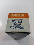 Sprague TVL-1425 120UF 150V Electrolytic Capacitor Twist-lok Vintage Audio. Fixed Price $27.95.