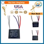 Ceiling Fan Capacitor 4.5UF+5UF+6UF Wire 250V Replacement Part. Fixed Price $14.69.