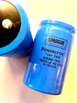 One Sprague Powerlytic 36D Screw Term Large Can Capacitor 60,000UF - 40VDC Nos.. Fixed Price $18.00.