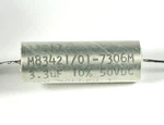Crc M83421/01-7306M Axial Film Capacitor 3.3UF 50V 10% Hermetic Audio Mil Spec. Fixed Price $9.95.