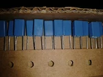 20PCS New 1.2NF 63V 1200PF 1% Hi End Non Inductive Film-foil 5MM Caps For Audio!. Fixed Price $11.00.