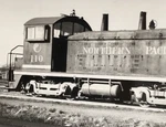 Northern Pacific Railway Railroad #110 SW-7 Electromotive B&w Photograph. Fixed Price $7.49.