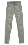 American Eagle Women Size (measure 25X29) White Wash Destroyed Rise Jegging. Fixed Price $7.88.