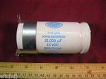 Sangamd Type 31000 Mfd Vdc DCM313U015BC2B Nos. Fixed Price $5.00.