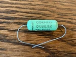 Nos Cornell Dubilier Greenie .022 Uf 600V Capacitor Tube Tone Tested (qty A). Fixed Price $25.00.