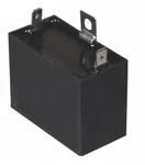 Dayton Motor Run Capacitor: Rectangle, 370V Ac, 15 Mfd, 2 1/4 In Overall Ht. Fixed Price $11.25.