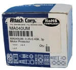 New Altech Corp/abl MA040UM Motor Protection Circuit Breaker 0.25-0.40A 3P. Fixed Price $75.95.