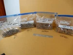 Rmc Circle Tdk Ceramic Disc Capacitors Lot - 4 Values Over 3 Pounds Nos #9. Fixed Price $35.00.