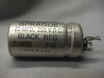 475 Milspec Sprague CE31C150M 15UF 250V Electrolytic Capacitor Original Pack. Fixed Price $1175.00.