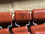 (25) 0.1UF 250V 5% Rfe Metallized Polypropylene Film Capacitor Radial. Fixed Price $11.68.