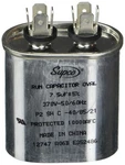 Supco Run Capacitor, Oval, Mfd, Volt, CR7.5X370. Fixed Price $19.39.