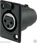 1PCS Switchcraft D3FBAU 3-PIN Xlr Gold-plated Mount Female Socket Connector. Fixed Price $19.50.