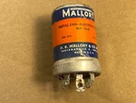 Vintage 1950S Mallory 500 Uf 50V Paper Label Can Capacitor Wp 065. Fixed Price $10.00.
