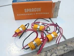 4X Sprague Tva -2420 Atom Lytic 16+16 Mf 150 Wvdc Capacitors W/ Box. Fixed Price $23.74.