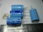 Electrolytic Capacitor Nichicon 2200UF 50V 85C Radial - Nos Qty 4. Fixed Price $9.99.