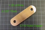 Low-z Copper Strap For Maxwell Super Farad Ultra Capacitor BCAP0010, 20UOHM,1PC. Fixed Price $8.50.