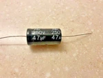 5PC 47UF 250V Axial Electrolytic Capacitors Illinios # 476TMA250M. Fixed Price $12.49.