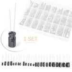 500PCS 0.1UF-1000UF Mixed 24 Values Electrolytic Capacitors Assortment Kit Set. Fixed Price $23.45.