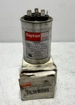 Dayton 2GU32 Motor Run Capacitor 25/5 Mfd 370VAC E236128. Fixed Price $10.88.