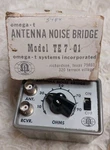 Vintage Omega-t Systems Inc. TE7-1 Antenna Nois Bridge Usa Ham Radio Equipment. Fixed Price $24.99.