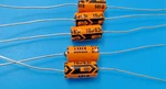 Lot Of 25 Sprague 501D 10 63V Axial Electrolytic Capacitors Nos. Fixed Price $14.44.