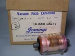 Jennings JES-2 20PF 10KW Glass Vacuum Fixed Capacitors Original Packaging. Fixed Price $49.99.
