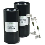 (2) Pack 1000 - 1200 Uf Hvac Motor Start Capacitors 125 Volt W/ Resistors. Fixed Price $52.60.