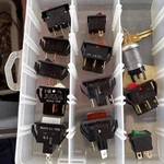 Oslo Rocker Switch CRSP1A9M9 Plus Various Others Lot 21 Pcs Total. Fixed Price $200.00.