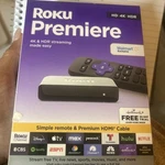 Roku Premiere 4K Hdr Media Streamer 3920RW-SW Black Hdmi+remote. Fixed Price $27.99.