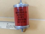 Plastic Capacitors Inc OF30-254 .25UF 3000V Ext'd Foil. Fixed Price $25.00.