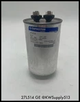 27L514 Ge Capacitor 370VAC 60UF +06-06% 2.5X3.88 Unused Surplus. Fixed Price $50.00.