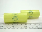2PCS Wesco 10UF 200V 32MPL Series 10% Audio Coupling Cap Matched Pair. Fixed Price $34.00.