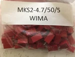 MKS2-4.7/50/5 Wima MKS24.7-50 Cap Flm 4.7UF 5% 50V Radial Pieces. Fixed Price $14.50.