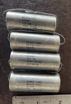 Kemet F241 M83421/01-5245P 1UF 400V 5% Hermetic Mil Spec Capacitors Lot Of Nos. Fixed Price $59.00.
