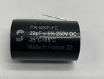 Solen Metalized Polypropylene Film Capacitor Axial Lead Pa-mkp-fc 22UF/250V. Fixed Price $11.24.