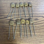 10 Vintage High Voltage Ceramic Disc Capacitor 1.4 Kv 0.001 Mf 20% Tolerance. Fixed Price $12.00.