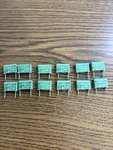 12 Vintage Vishay/ Ero Capacitors Lot Nf 1000V MKT1822 10% 7848 Radial Lead. Fixed Price $15.00.