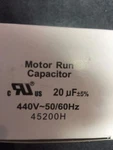 45200H Diversitech Motor Run Capacitor 440V 50/60HZ (new). Fixed Price $7.14.