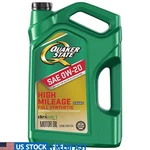 High Mileage Full Synthetic 0W-20 Motor Oil Over 75000 Miles Enhanced Protection. Fixed Price $30.88.
