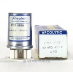 Nos Nib Arcolytic Ctm 1939 40 Mfd 475 Vdc Electrolytic Can Capacitor. Fixed Price $24.95.