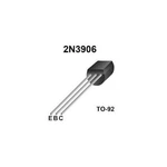 100X 2N3906 General Purpose Transistor Pnp 200MA 40V TO92. Fixed Price $10.61.