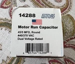 Genuine Mars 14288 Replacement Run Capacitor 440/370 Vac 45+5 Mfd Made Usa. Fixed Price $29.25.