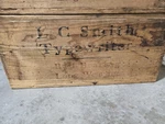 Vintage L.c. Smith Typewriter Crate Industrial Wood Box 26X18X13 Available. Fixed Price $69.00.