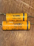 Sprague Atoms Capacitors. Fixed Price $24.95.