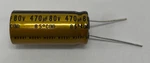 Nichicon UFG1K471MHM Fine Gold Polarized Electrolytic Capacitor 470UF/80V. Fixed Price $6.95.