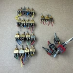 Lot Of (16) Arrow-hart, TE-6, Toggle Switches, Minatare + (3) TS-3, Used. Fixed Price $29.90.
