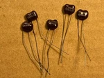 Nos Vintage Pf 500V Silver Mica Capacitors .000015 Uf Cde Cornell (qty). Fixed Price $8.00.