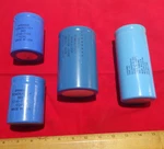Lot (4) Large Sprague Sangamo Powerlytic Capacitors Type 101 36DX10335P Nos. Fixed Price $60.00.